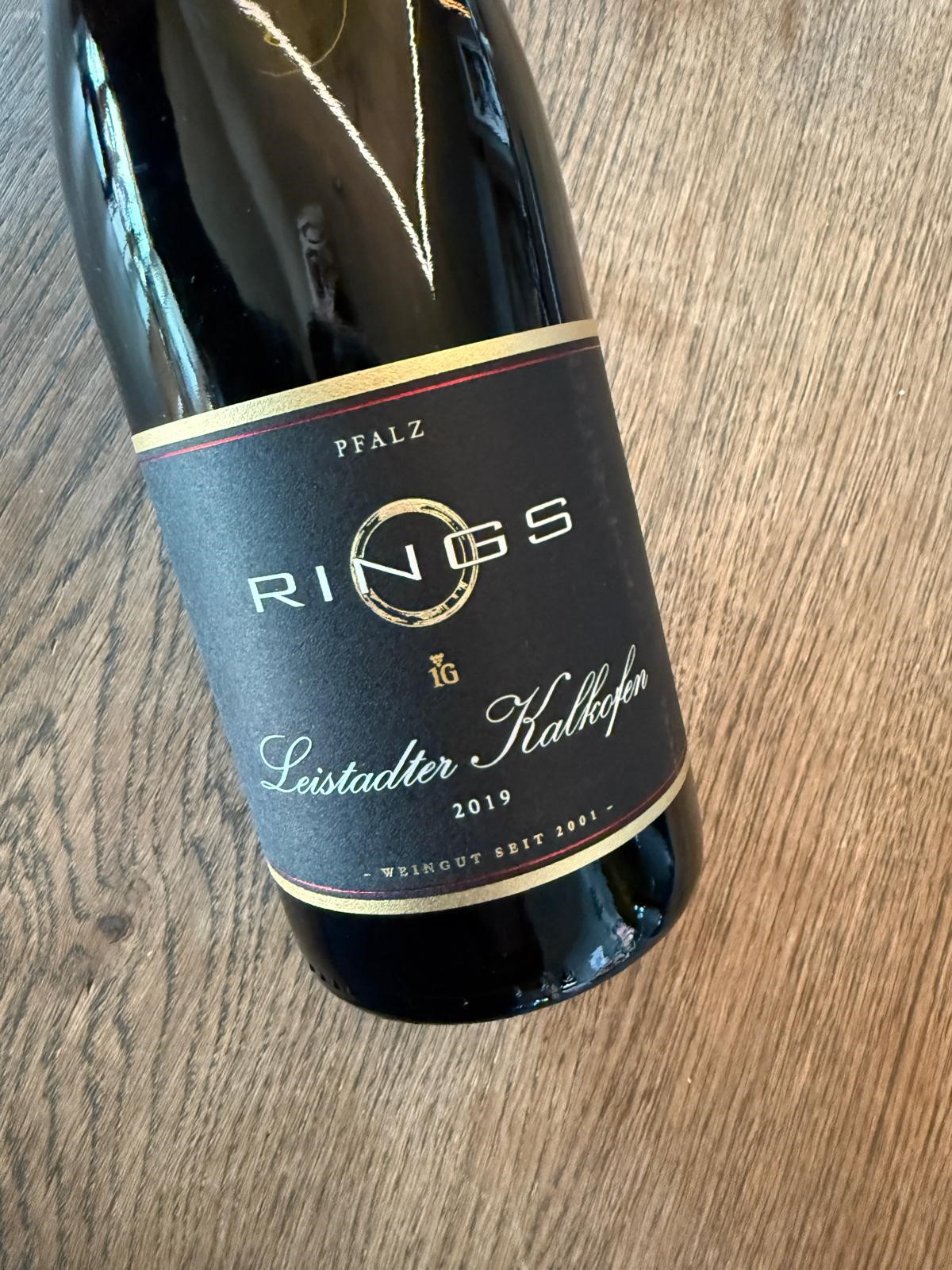 LEISTADTER KALKOFEN SPAETBURGUNDER BIO 2019 Weingut Rings VDP erste Lage